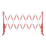 Expanding barrier red-white