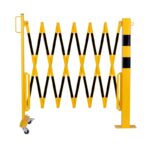 Expanding barrier yellow-black