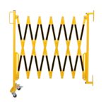 Expanding barrier yellow-black