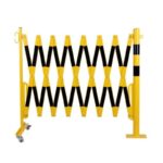 Expanding barrier yellow-black