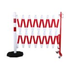 Expanding barrier red-white