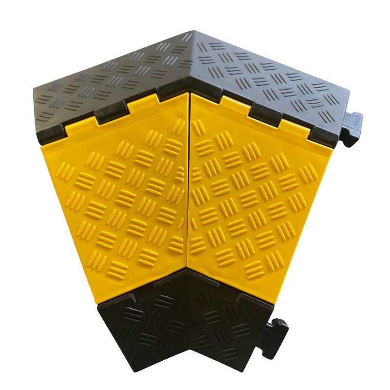 Cable Protector 3 Channel Corner Left Piece