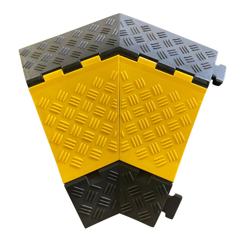 Cable Protector 5 Channel Corner Left Piece